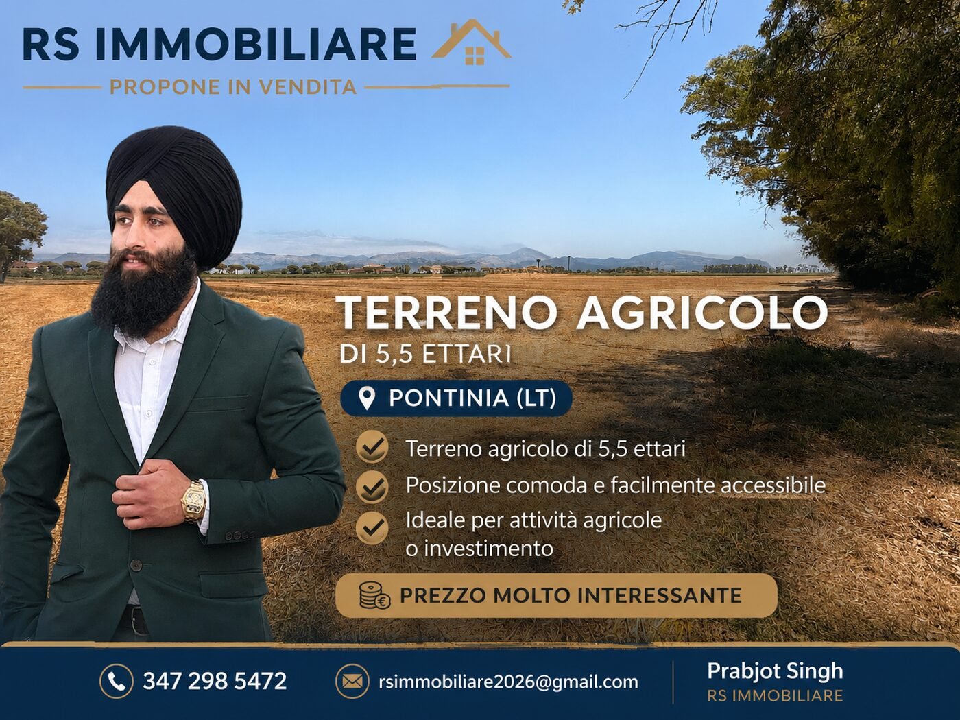 Terreno agricolo — Pontinia